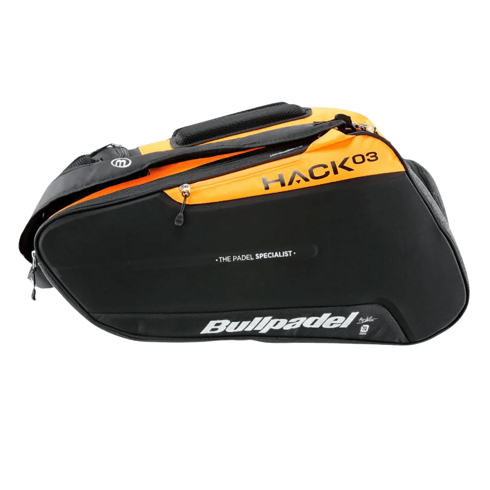 PALETERO BULLPADEL HACK NEGRO/NARANJA