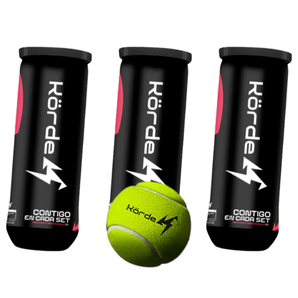 3 TARROS DE PELOTAS KORDE PREMIUM